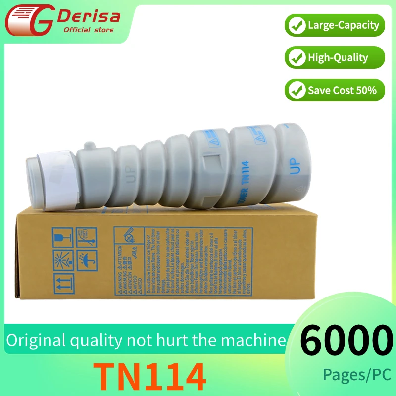 

Compatible for Konica Minolta TN114 TN115 Toner Cartridge for Bizhub 162 163 210 211 220 7222 7516 7521 7616 7621 Di 152 1611