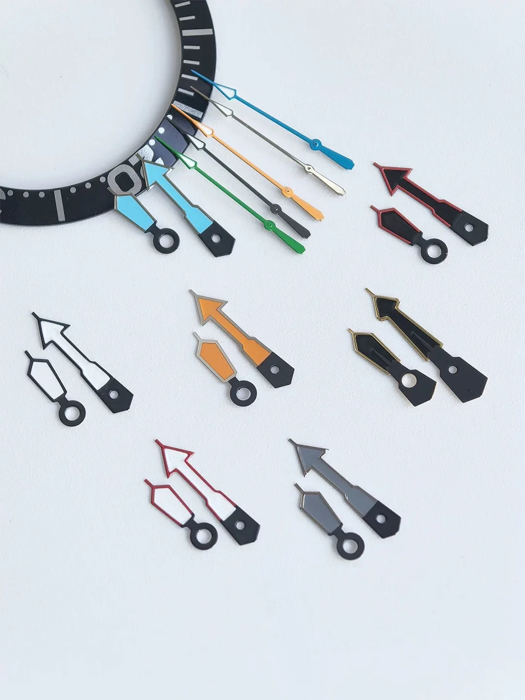 Watch Accessories Watch Hands Suitable for NH35 NH36 Movement Hour Minute Seconds Pointer with Green Luminous