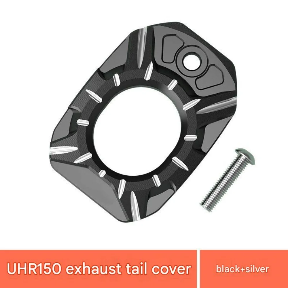 For Haojue UHR150 Motorcycle Muffler Outlet Protective Cover Anti-Burn Exhaust Tail Decor Shell Wear Resistant Hard Alloy