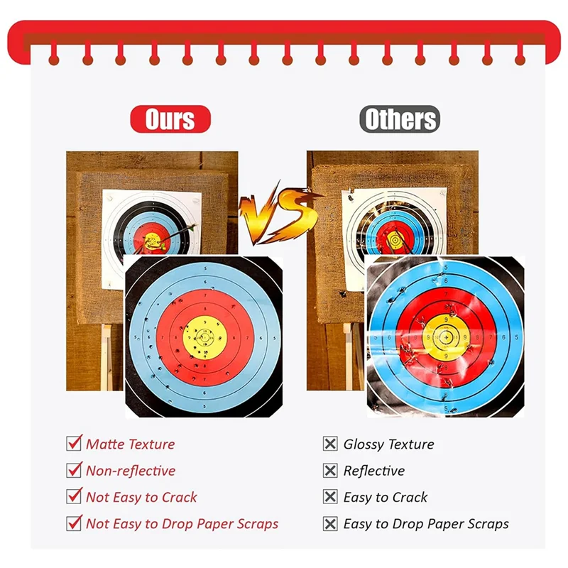 

Бумажные мишени для стрельбы из лука, мишени для лука и стрел для охоты на заднем дворе, аксессуары для тренировок по стрельбе из лука