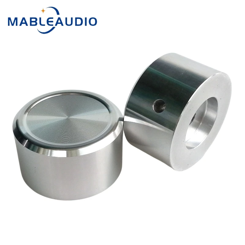 1 Stück 38x22mm Voll aluminium legierung Voll knopf Potentiometer Volumen Hifi Audio-Verstärker CD-Ton glatten Knopf – Detail 5