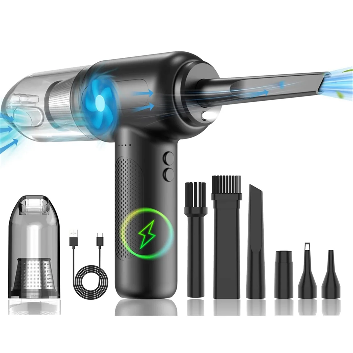 

Пылесос беспроводной, 51000 об./мин., перезаряжаемый