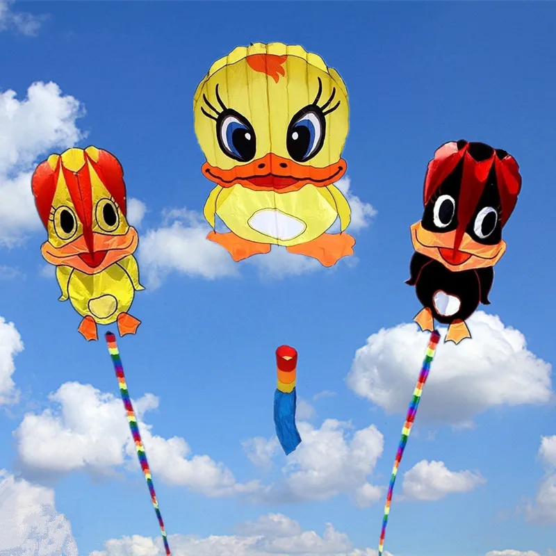 

free shipping duck kites flying for children kites factory inflatable kites Outdoor toys Dragon wind fishing kite soft kites fun