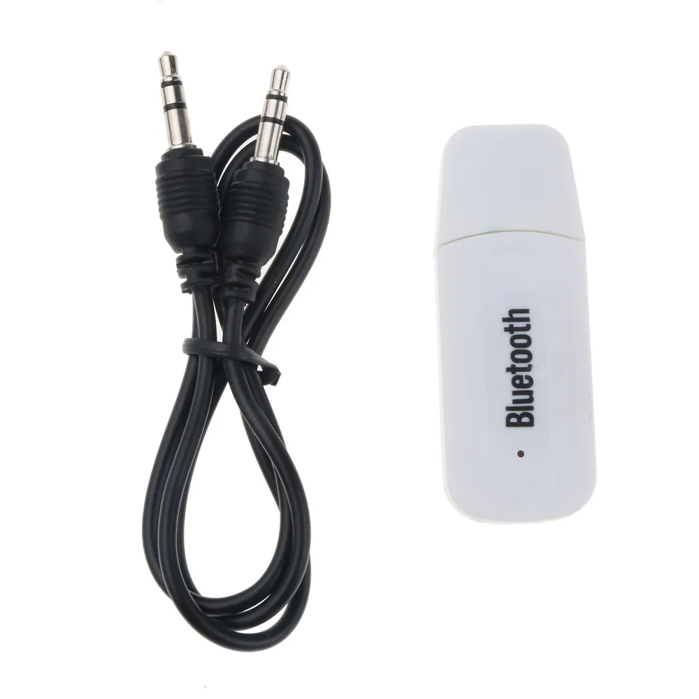 Bluetooth-Compatible Wireless 3.5MM Stereo Audio Receiver USB Dongle For Aux Speaker Drive-Free Music Receiver Adapter