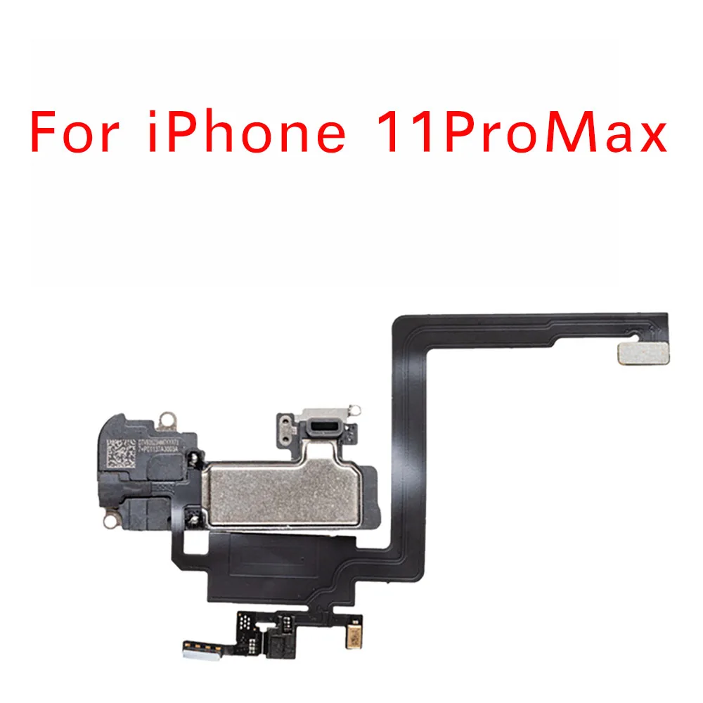 Ear Speaker Flex For iPhone 11 11Pro Max Ear Piece With Face ID  Light Sensor Flex Cable Incl Mic Replacement Parts