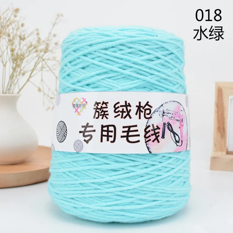 Hand-woven Carpet Blanket Acrylic Yarn, Baota Line Crochet Yarn, Big Twist Tubular Yarn, 8 Strand, 400g Ball, 1Pc