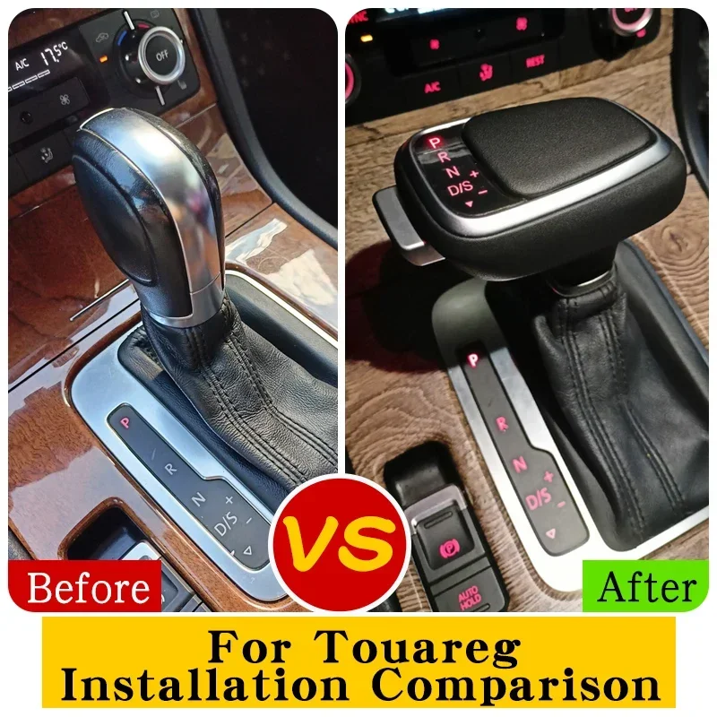 Led Gear Shift knob Dsg For Volkswagen Vw Golf 7 jetta Mk6 MK7 Passat CC B8 touran Tiguan Automatic Transmission Gearbox Handle