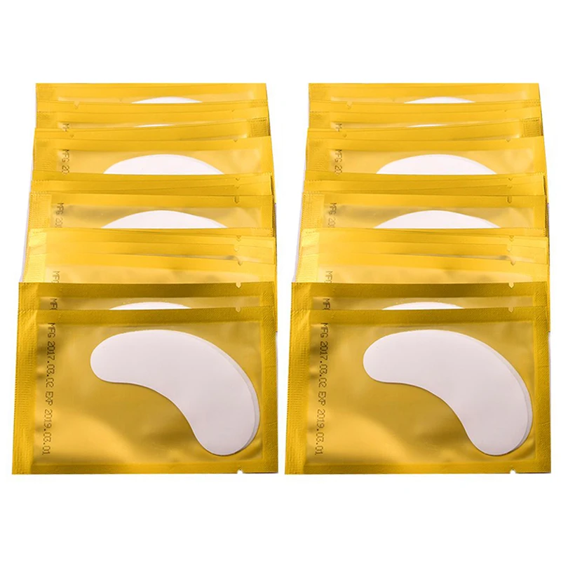 New ReusableEye Pads Silicone Stripe Eyelash Extension Hydrogel Patches Under Eye Gel Patch Makeup Tools