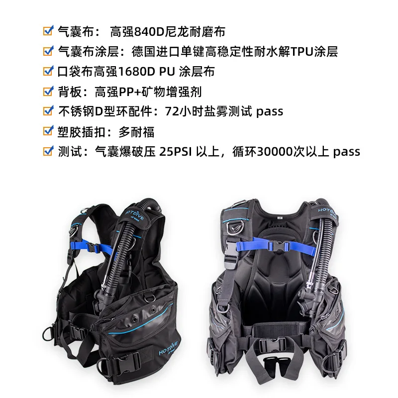 Buoyancy Controller BCD Backflight Equipment