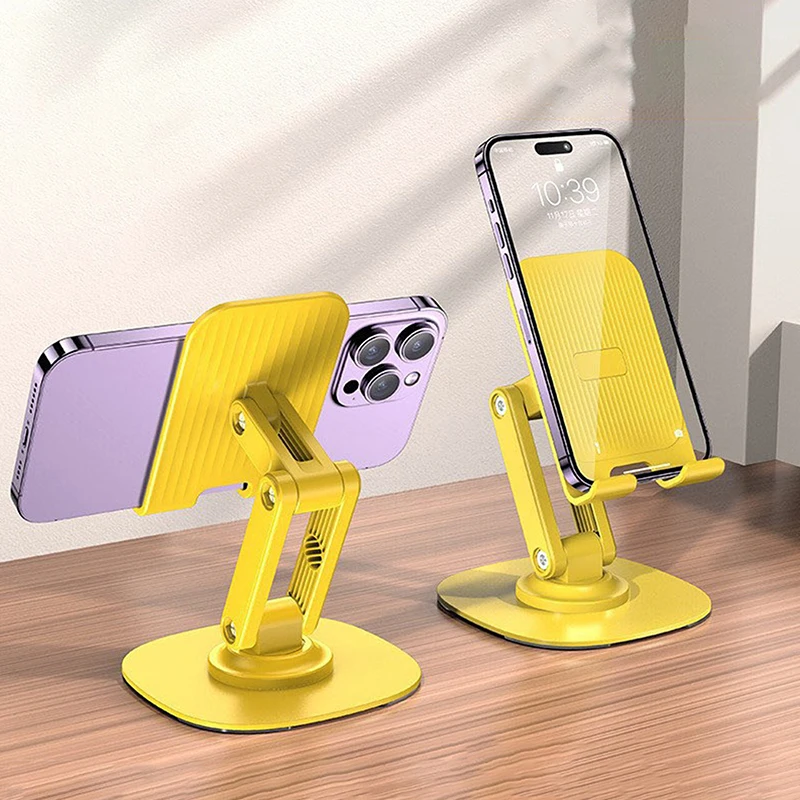 Tragbarer 720 ° drehbarer Handy halter faltbarer Desktop-Handy-Support fauler stabiler