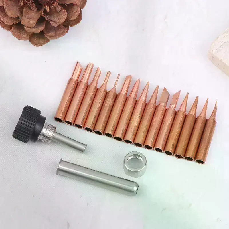 Ujung solder tembaga murni 900, ujung solder tembaga murni non-magnetik, ujung solder listrik