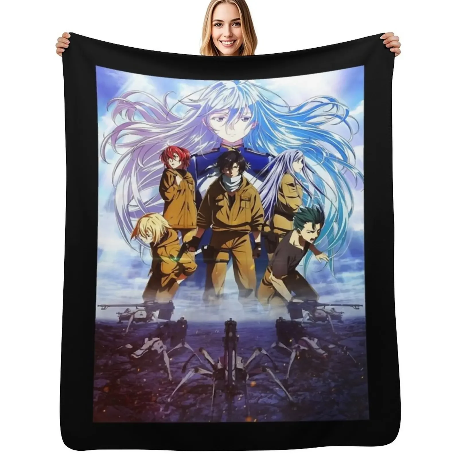 

Anime Eighty Six Vintage Photograp Anime Throw Blanket Large Luxury Throw Cute Luxury Blanket