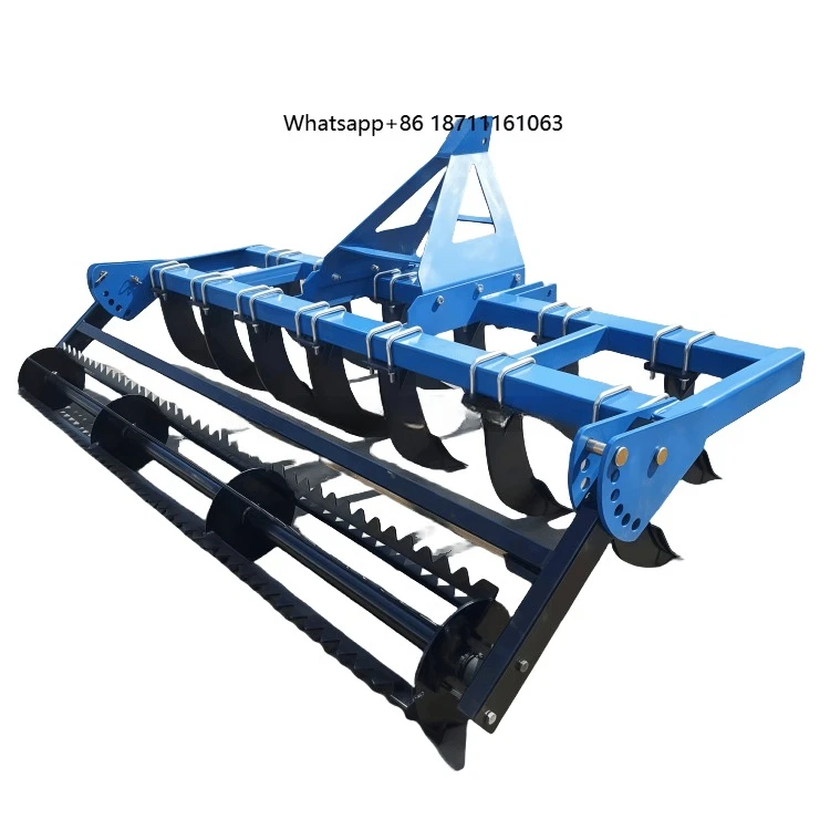 High Performance Agricultural Tractor Deep Subsoiler Ripper With Crushing Roller