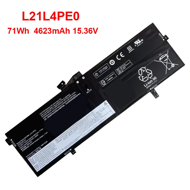 بطارية كمبيوتر محمول UGB جديدة L21L4PE0 لأجهزة Lenovo Yoga 7-14IAL7 7-14ARB7 Series 71Wh 4623mAh 15.36V