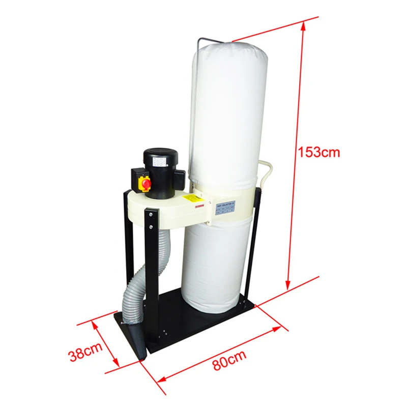 Mobile Wall-mounted Dust Collector Vacuum Cleaner Vacuum Tool For CNC Engraving Machine