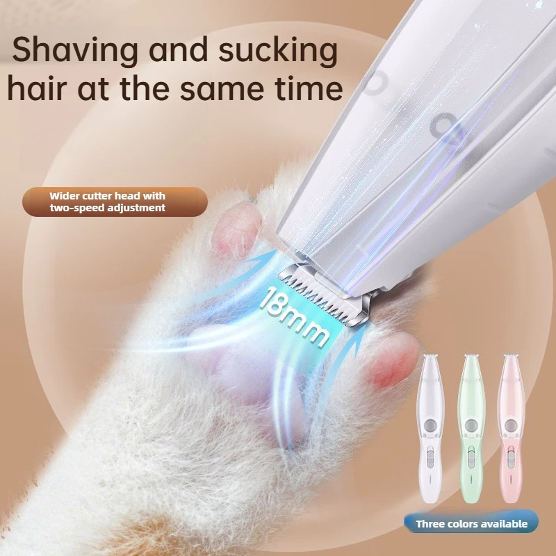 

Pet Grooming Clipper Electric Dog Cat Hair Trimmer with Vacuum Function All in One