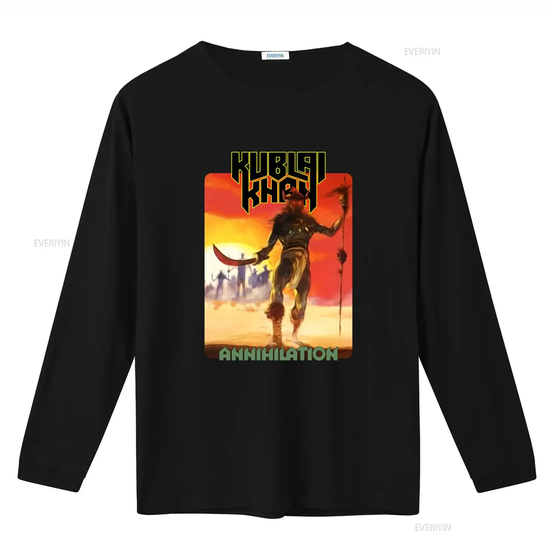KUBLAI KHAN Annihilation T shirt Perfect for Metal Music Fans vintage Washed Breathable designer clothes Stylish fashion