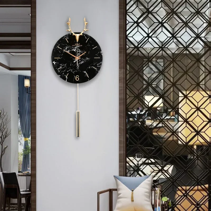 Minimalist Wall Clock Silent Non Ticking Modern Luxury Design Large Easy Read Numbers for Living Room Office Bedroom Home