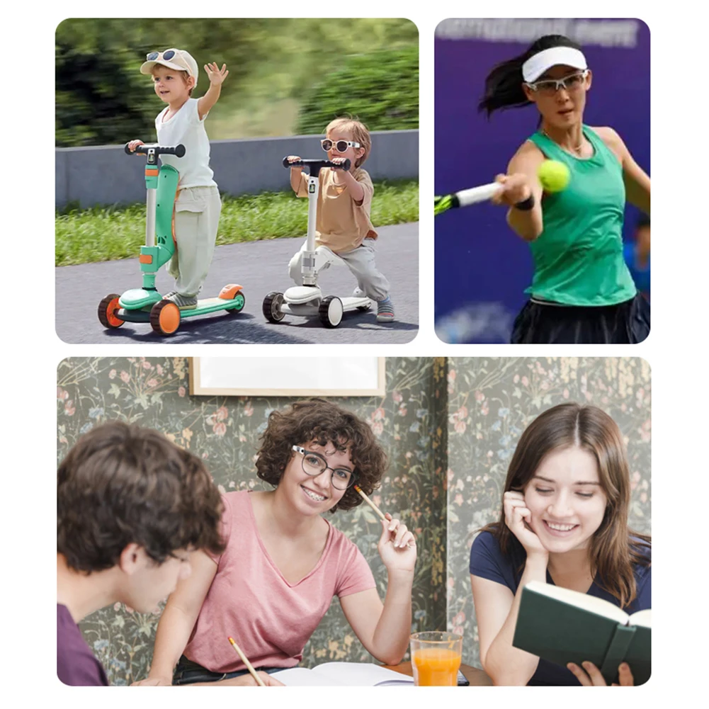 2.7K HD lunettes caméra WiFi Mini appareil photo numérique enregistrement sonore prise de vue vidéo Micro-caméra lunettes caméra pour la conduite randonnée