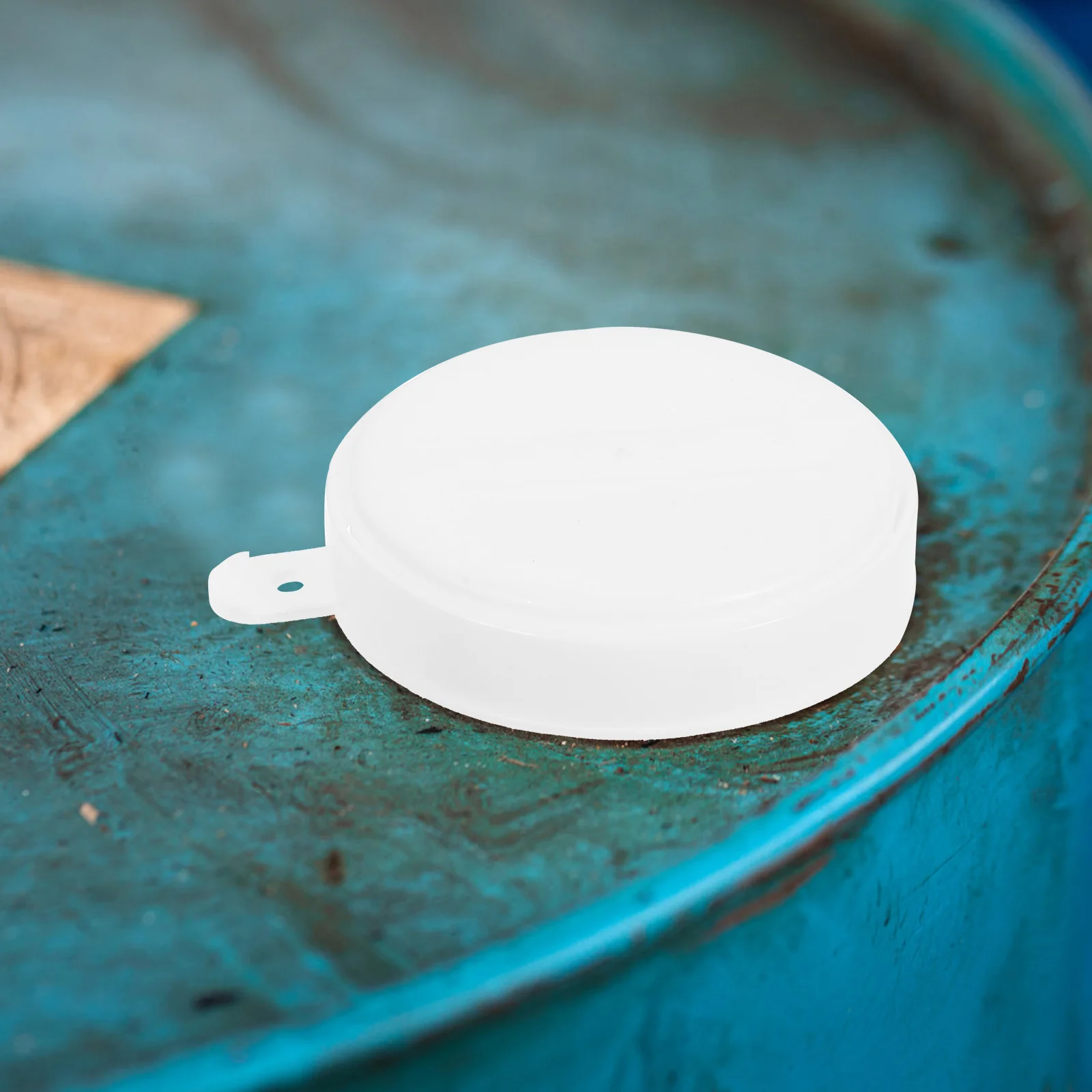 10 Sets 200L Oil Drum Cover Iron Sealing Caps Dustproof Anti Theft Plastic Lid Parts White Gallon Bung Tops Reusable