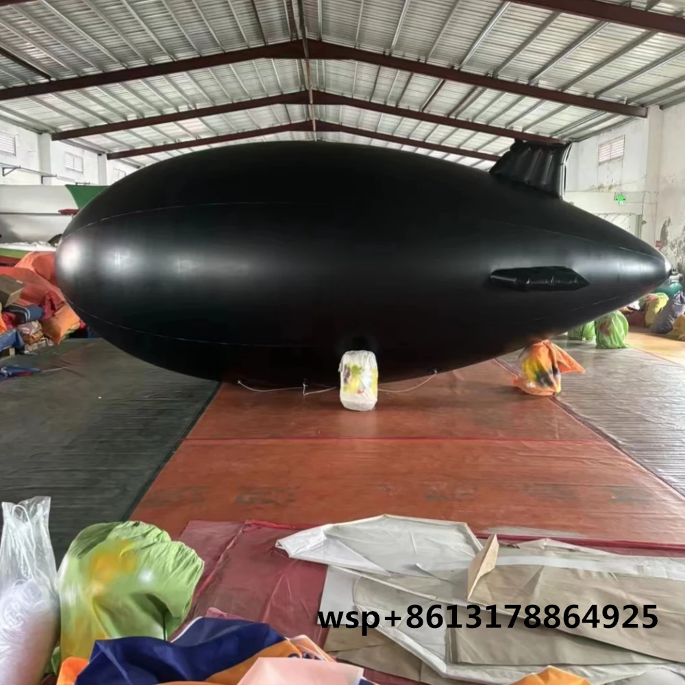 Customized Logo 4m Inflatable Air Balloon,commercial Advertising Rc Blimp Airship