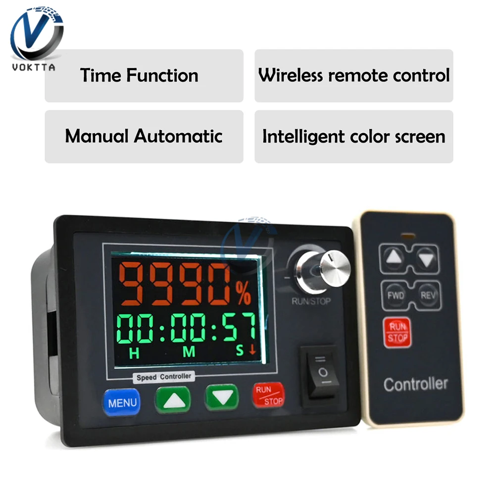 DC10-55V 40A Regulator prędkości silnika bezprzewodowy pilot zdalnego sterowania DC szczotkowany Regulator silnika Regulator PWM z dodatnim obrotem