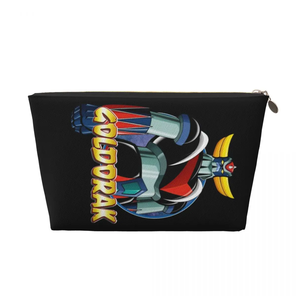 Custom Travel UFO Robot Goldorak Grendizer Toiletry Bag Cute Anime Mechanical Warrior Makeup Cosmetic Organizer Beauty Storage