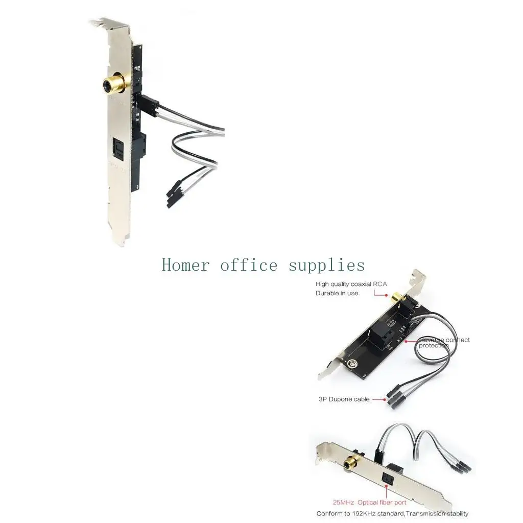 K43B Digital Sound Card High Performance 192kHz/24Bit Sound Card with DAC for Motherboard