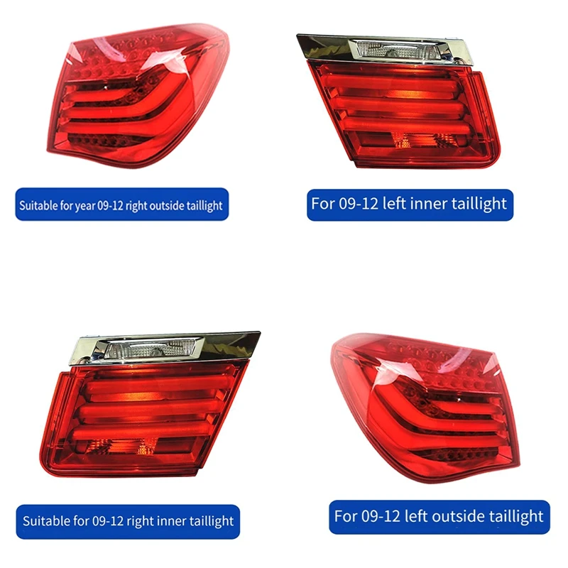 Car Accessories Parts Outside Left Rear Bumper Tail Light For BMW 7 Series 730 740 750 760 F01 F02 2009-2015