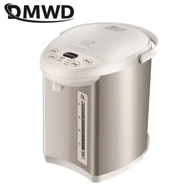 DMWD 5L Constant Temperature Kettle Household Electric Thermos kettle Intelligent Automatic Water Boiler Coffee Pot