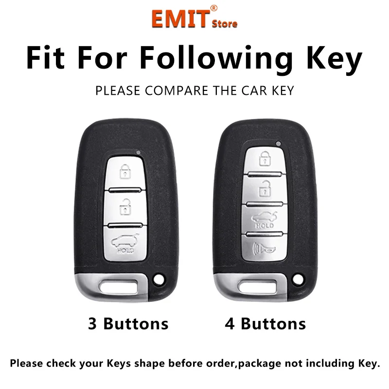 Car Key Case Fob for Hyundai IX35 Elantra Sonata 8 9 for Kia Sportage K5 K2 Sorento Optima Forte 2011-2016 3 4 Button Cover