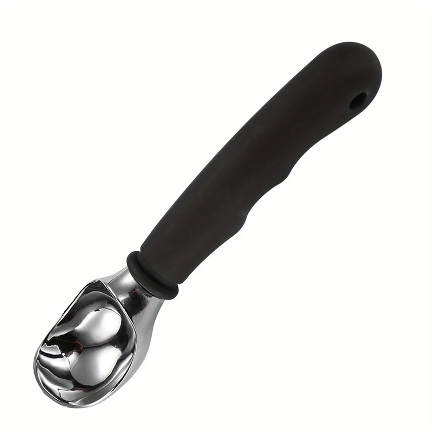 

Duty Stainless Steel Ice Cream Scoop with Comfortable Handle - Multipurpose Metal Scooper for Gelato, Sorbet, Cookie Dough, and