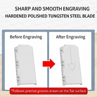 Stedi High Hardness Tungsten Steel Scriber - Model Chisels Scribing Line Tool for Plastic Model Kits Detail-up Push Hobby Knife 3