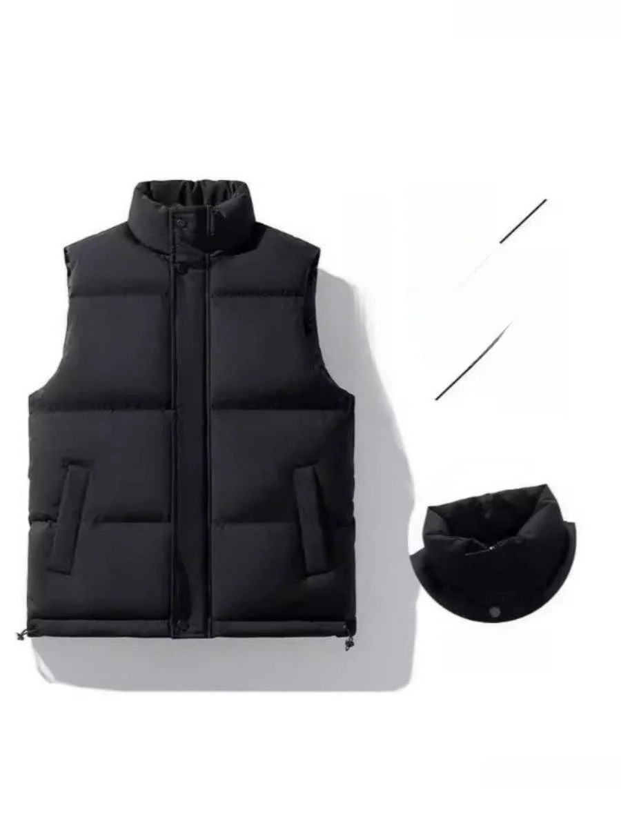 

Men's Cotton Vest Jaet Autumn Winter Outerwear Large Size Stand Collar Warmth Enhancement Outer irt Hanfu Ethnic Clothing