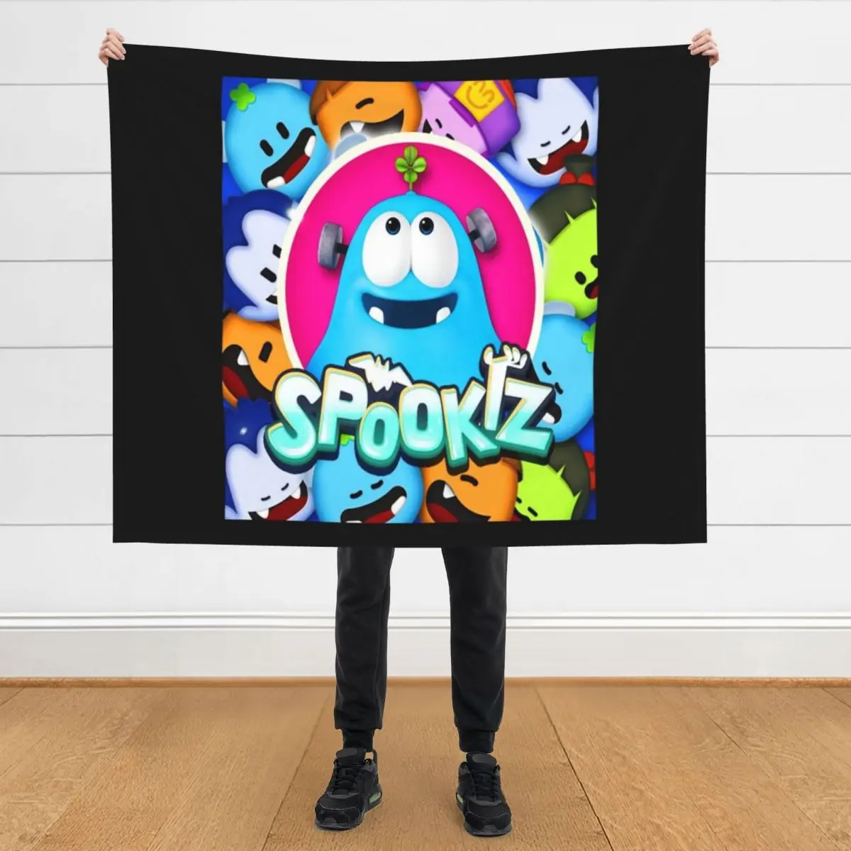 

Spookiz costume spookiz kids shirt gift for fans Throw Blanket Bed Tourist Vintage wednesday Blankets