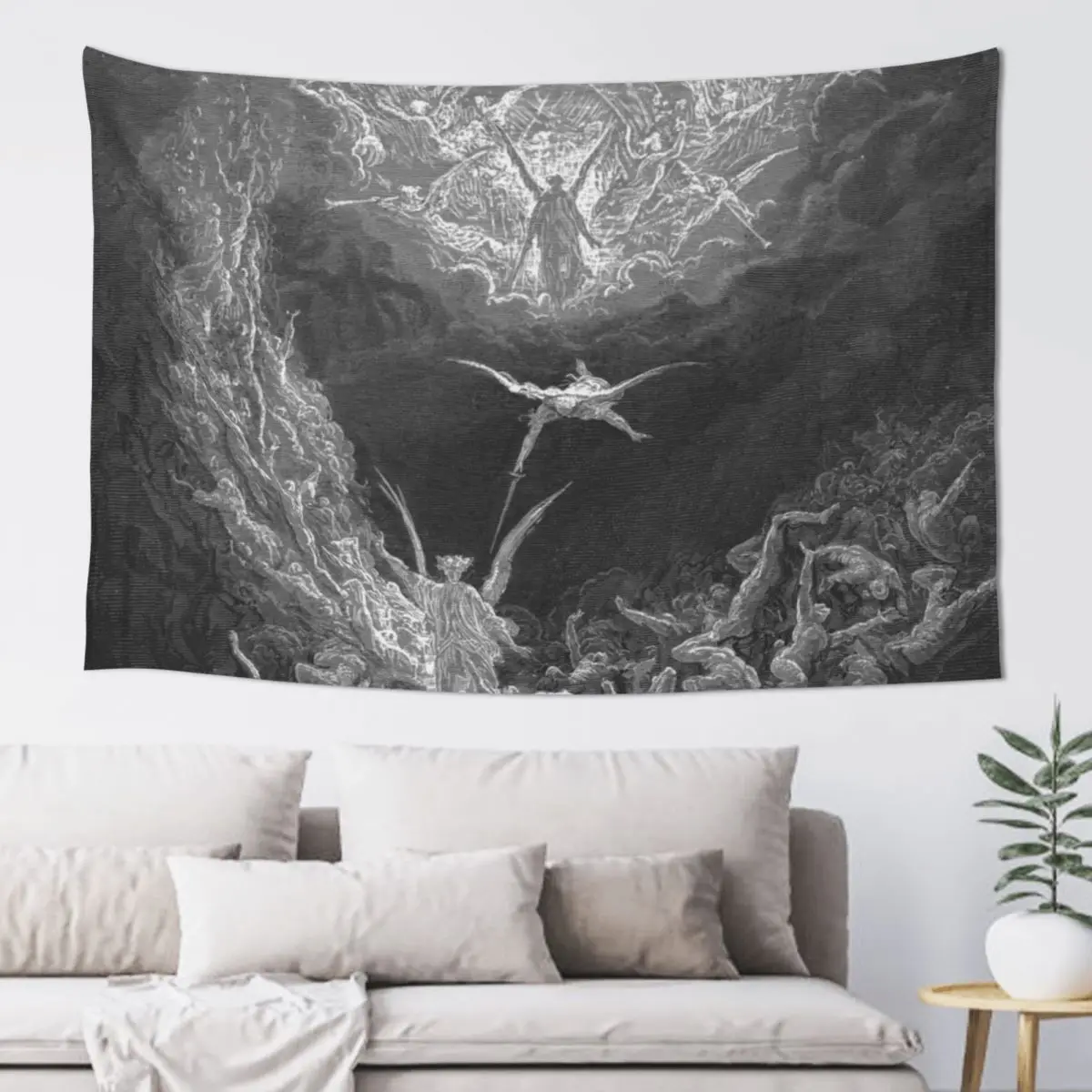 

gustave dore la sainte bible jugement dernier Tapestry Decoration Bedroom Carpet On The Wall Tapestry