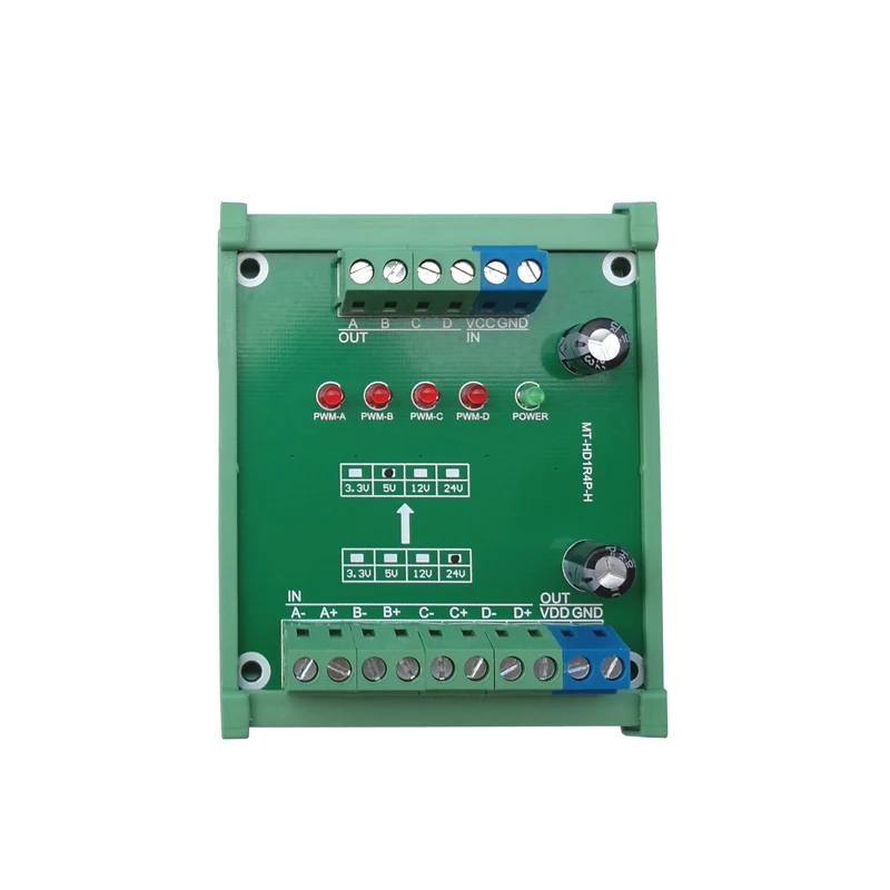 Differential to collector to single ended 3.3V5V1V24V microcontroller PLC high-speed signal voltage level conversion