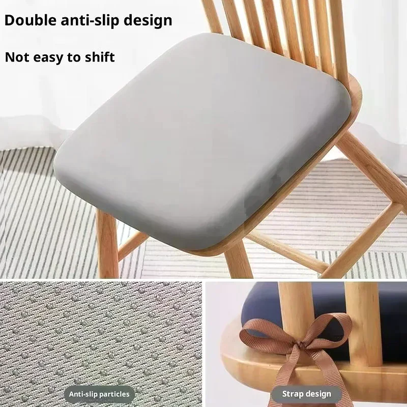Thick Seat Cushion Ultra Soft Memory Foam Office Chair Pad Breathable Rebound Waist Cushion