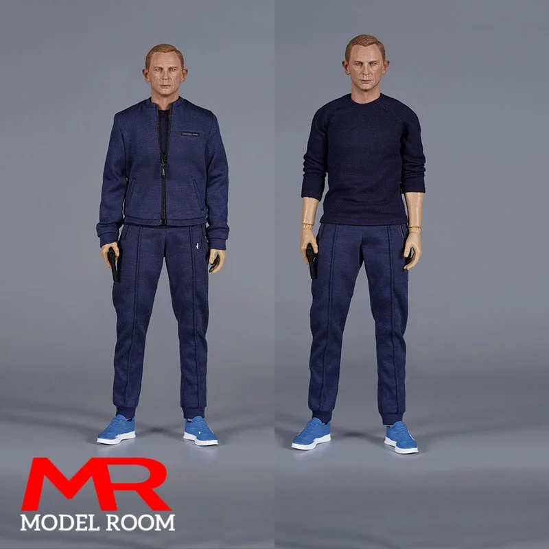 

VORTOYS XV001 1/6 Scale Male Dark Blue Sports Wear Clothes Set Model Fit 12'' AT011 AT020 BD001 Soldier Action Figure Body Dolls