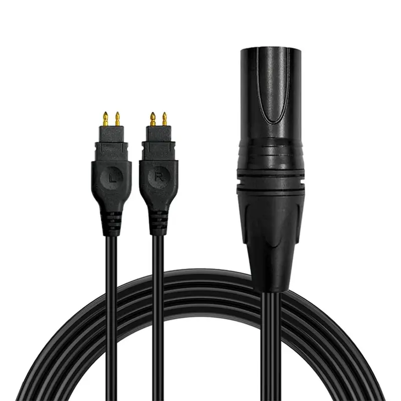 ABKQ-Balanced Headphone Audio Replacement Cable 4-PIN XLR Connector For Sennheiser HD600 HD650 Hd660s HD580 Headset Upgrades