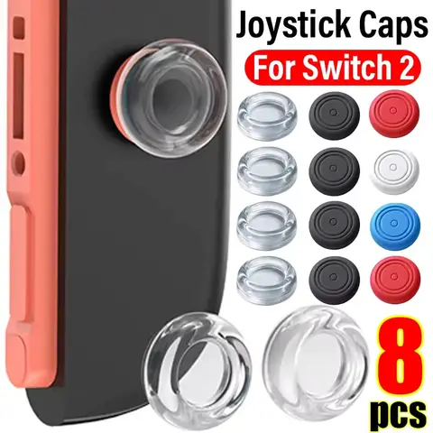 Silicone Joystick Thumb Stick Grip Cover for Nintend Switch 2 NS2 Gamepad Joysticks Protectors Anti Slip Caps For Switch2
