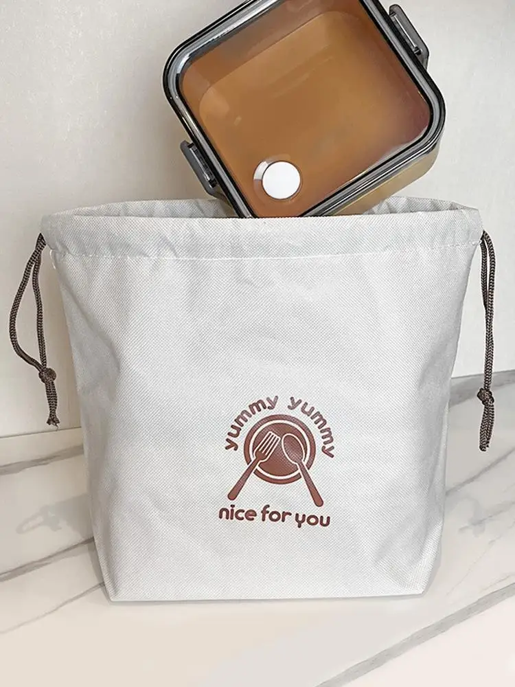 

Lunch Bag Bento Box Handbag Outdoor Portable Picnic Dinner Container School Fresh Keeping Food Storage Tote Accessories
