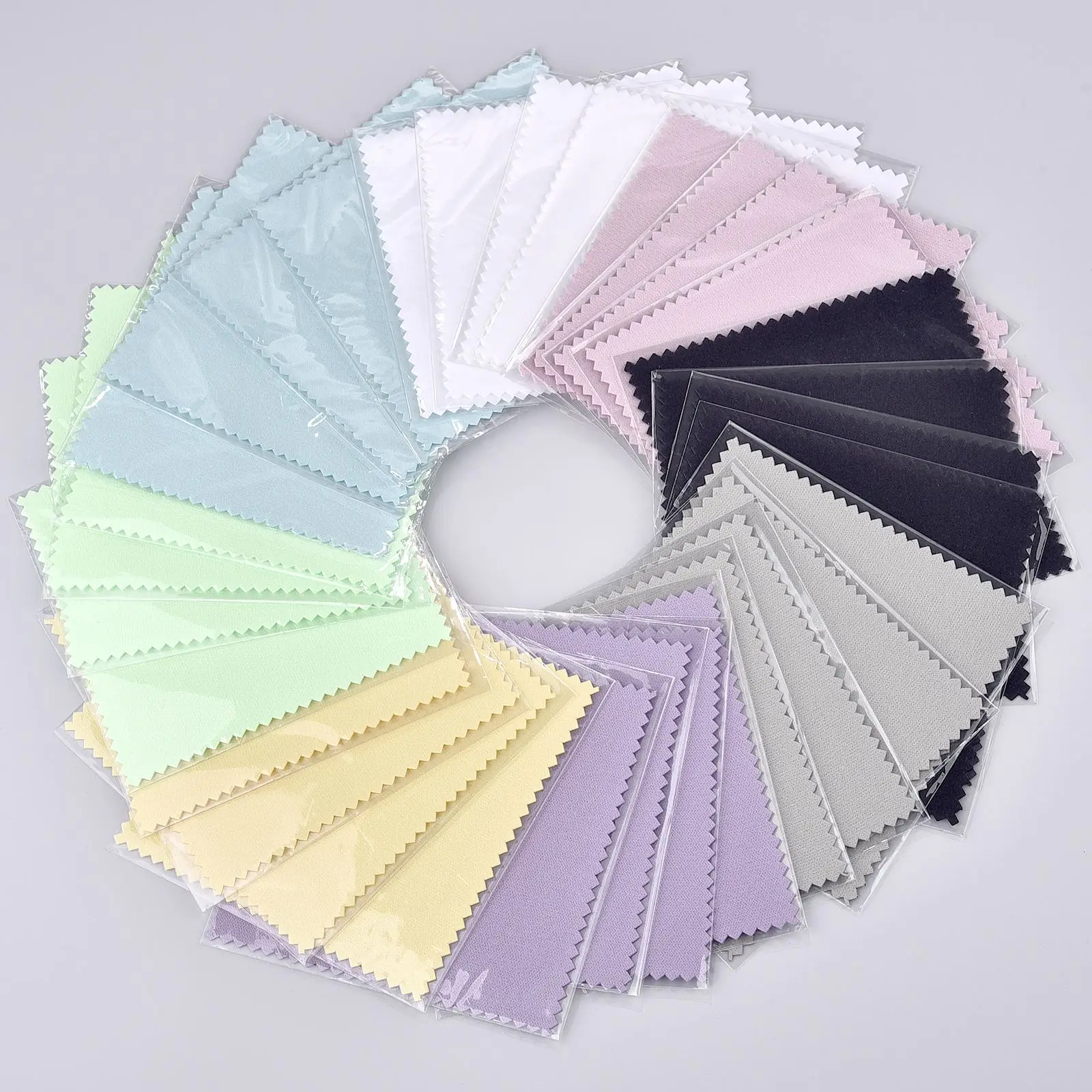 50pcs Silverware Polishing Cloth Soft Cleaning Polishing Cloth Clean Wipe Wiping Cloth For Silver Gold Jewelry Tools Equipments