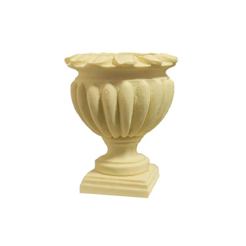 1:12 ドールハウスアクセサリー Diy ミニチュアモデル置物シミュレーションローマ柱植木鉢ドールハウスクリエイティブ装飾おもちゃ