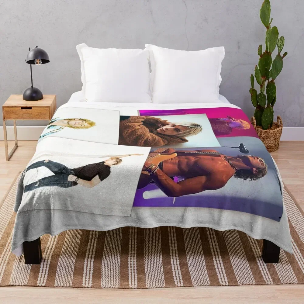 Ross Lynch - Edit Throw Blanket Soft Bedroom Blanket for Night Sleeping