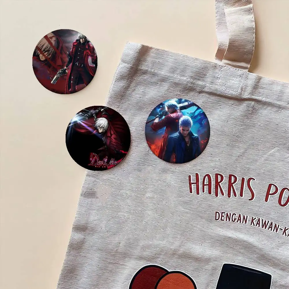 Devil May Cry-S Anime Anime Brooches Cute Cartoon Badge Jacket Jeans Lapel Pin Gift Accessorie