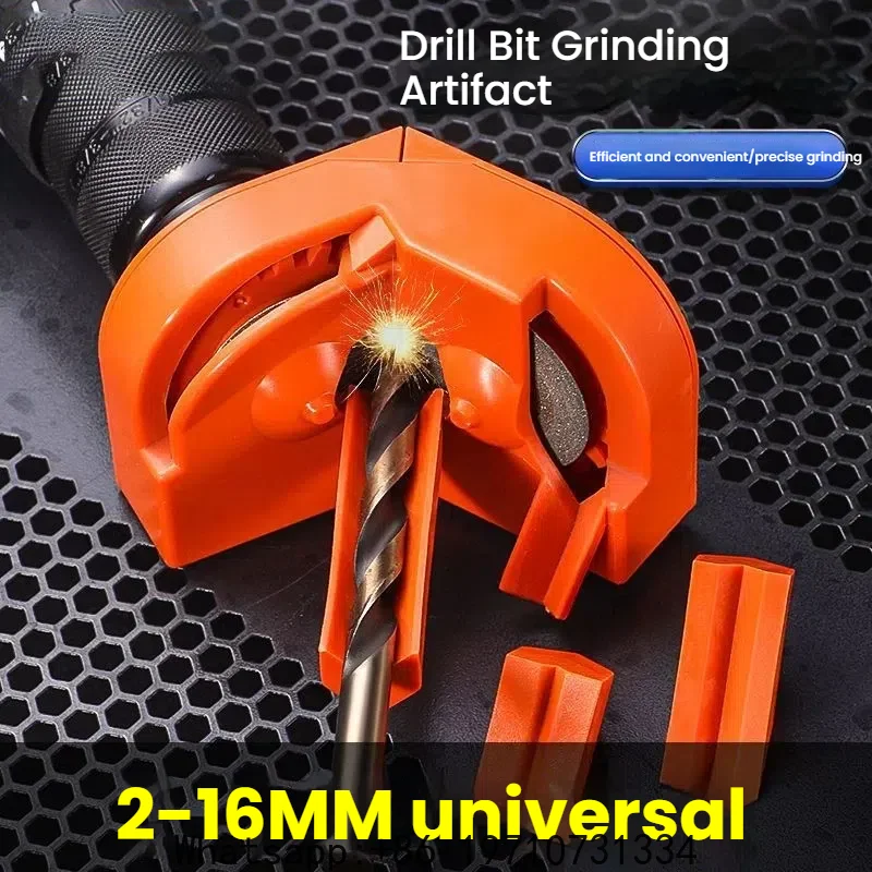 Drill Bit Grinding Tool 2-16mm Impact Drill Knife Sharpener for Industry Drill Bit/Milling Cutter/Scissor Grinding and Polishing