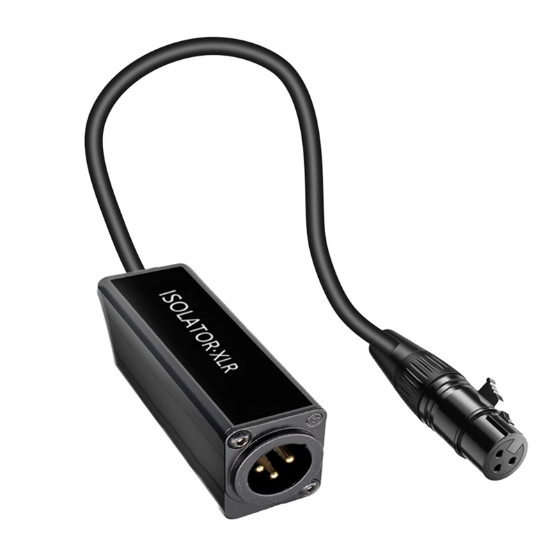 Isolador Audio do Laço à Terra Xlr Elimina o Isolador do Ruído o