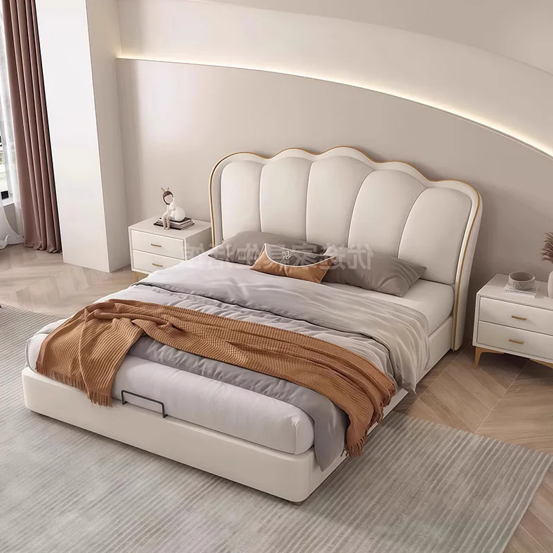 Mobile Wooden Bed Princess Sleeping Design Floor Girls Modern Children Luxury Bed Bedroom Letto Matrimoniale Trendy Furniture