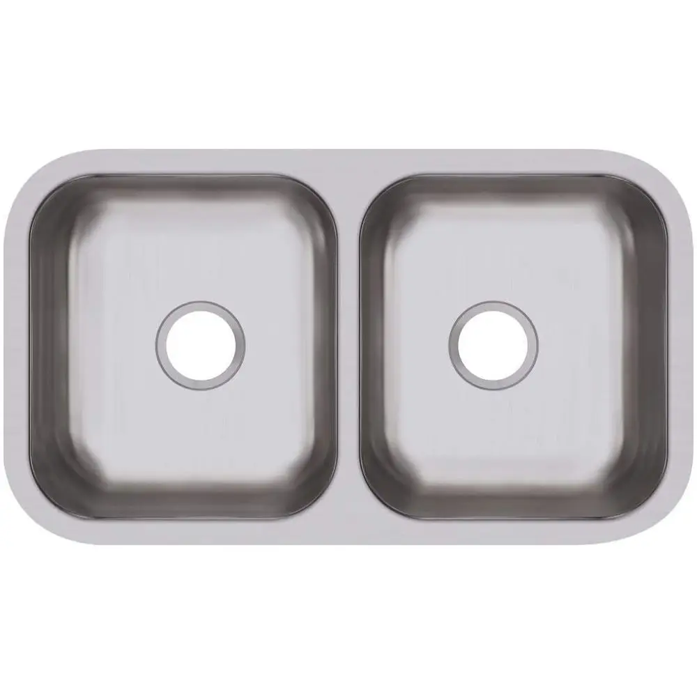 

Двойная мойка из нержавеющей стали Dayton DCU3118, встраиваемая под столешницу